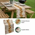 thumbnail image 6 of Rural Autumn Vintage Leaves Sunflower Table Runner-72 Inch Long Farmhouse Floral Table Runners Linen Burlap Tablerunner for Kitchen Dining Room Holiday Party, 6 of 9