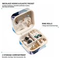 thumbnail image 2 of Cattle Travel Portable Square Jewelry Box Earring Necklace Bracelet Holder Organizer Display Case Stand Decorative Box Storage Box, 2 of 6