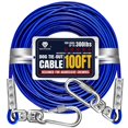 thumbnail image 1 of Tie Out Cable WATFOON, correa de alambre de acero resistente de 30 m, 1 of 7
