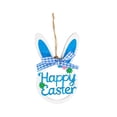 thumbnail image 2 of Taicans Wooden Easter Bunny Decor,Hand Carved 3.9x3.1in Natural Wood Rabbit Ornaments for Spring Party Centerpiece,Garden Home Table Decorations & Easter Egg Hunt Favors, 2 of 6