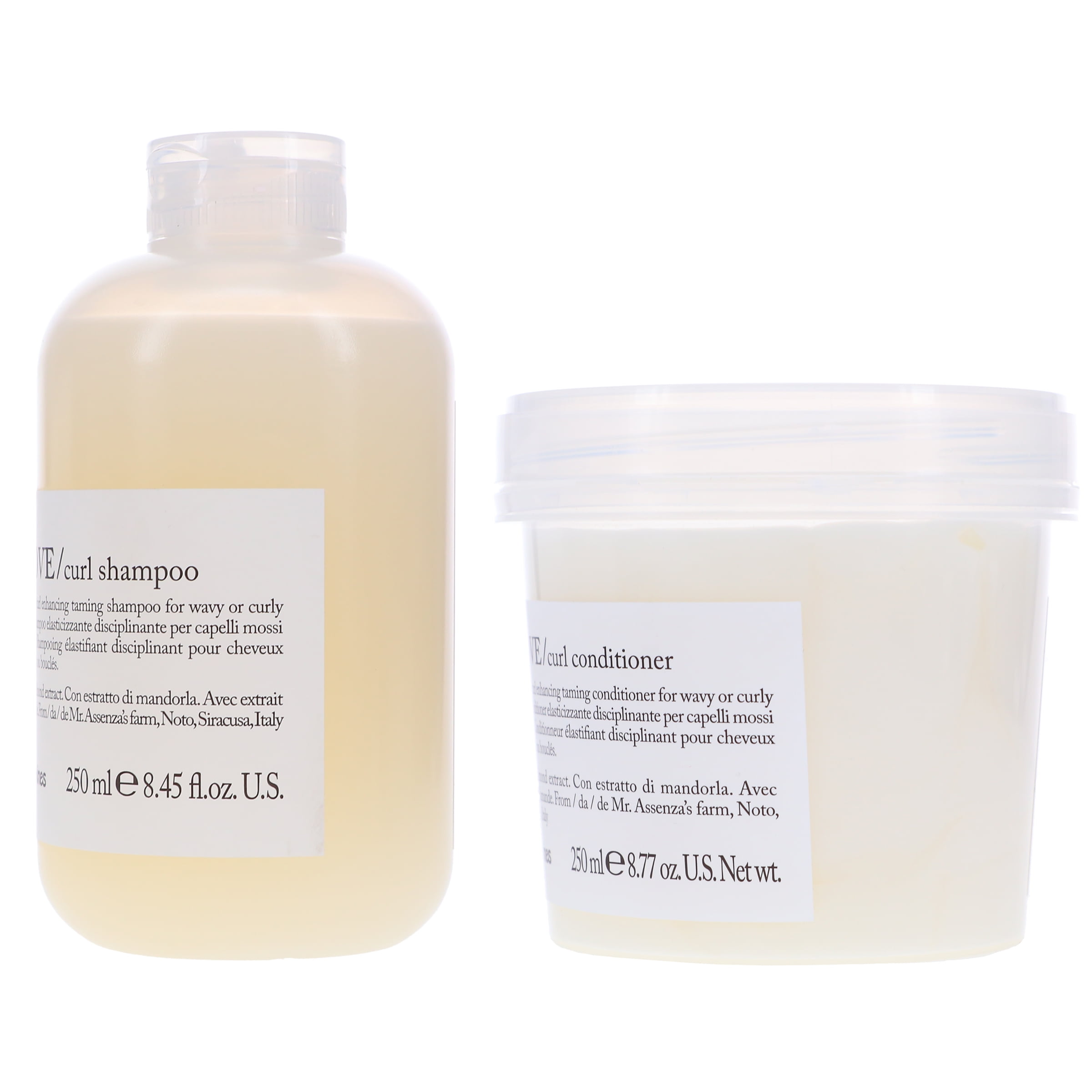 Davines LOVE Curl Enhancing Shampoo 8.5 oz & LOVE Curl Enhancing Conditioner 8.77 oz Combo Pack