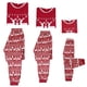 thumbnail image 3 of INSPIRAR CHIC Camiseta de manga larga con estampado de ciervo navideño con pantalones, pijamas de loungewear, conjuntos de pijamas familiares ["Niños y Niñas"] S Rojo, 3 of 4