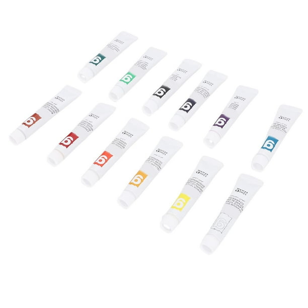 Conjunto De Tubo De Pintura De Acuarela De 12 Ml Colores De Gouache Líquido Vibrante Para Artistas Estudiantes Principiantes No 12 Paquete Con Rica Pigmentación Para Papel De