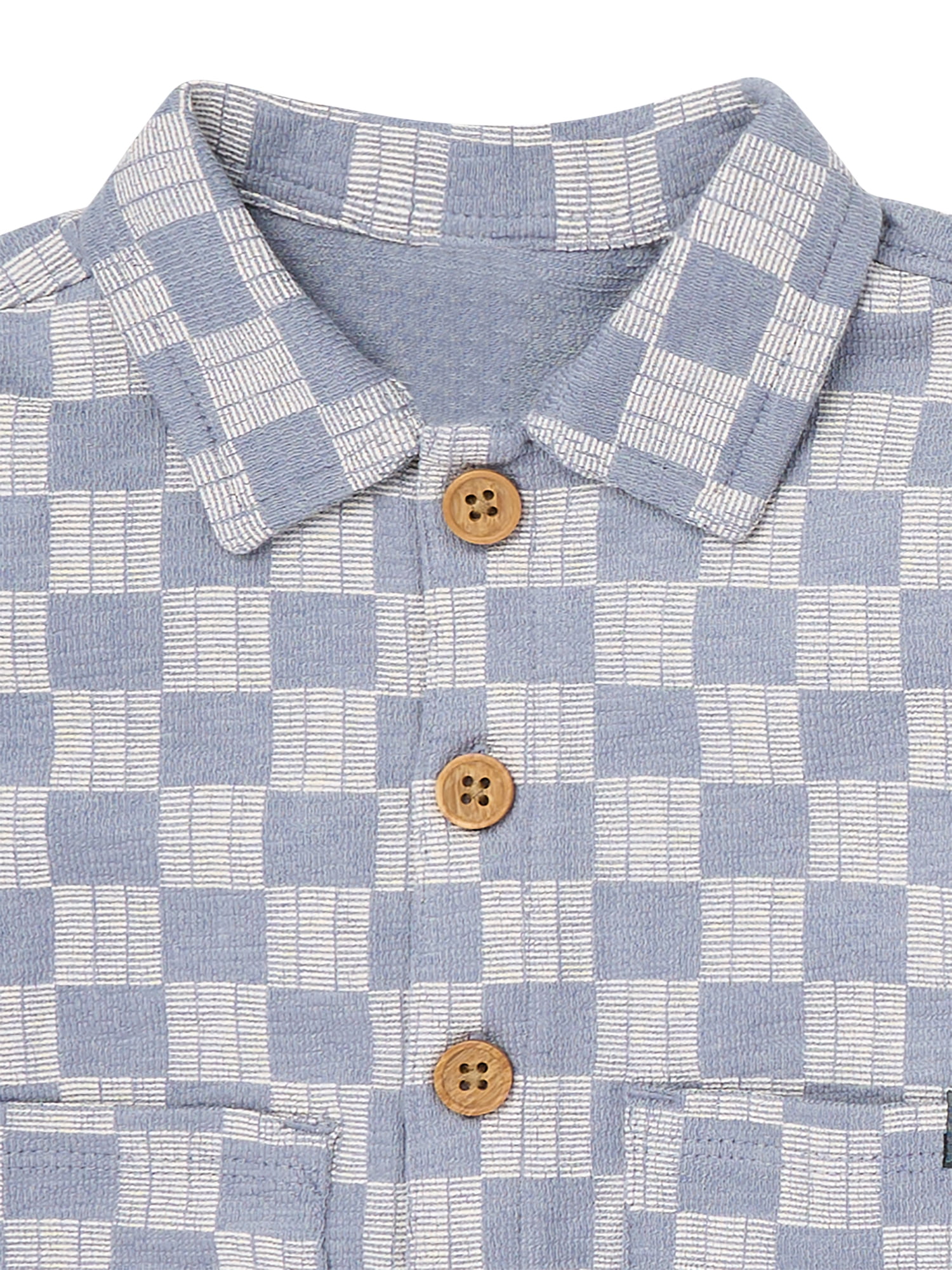 Modern Moments by Gerber Baby Boy Collared Top and Bottom Outfit Set, Sizes 0/3 Months - 24 Months