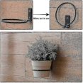 thumbnail image 5 of Wall Mounted Flower Pot Holder, 3 Pcs Metal Flower Pot Ring, Foldable, with Screws, for Indoor Gardens, Hallways, 5 of 5