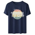 thumbnail image 2 of Kayannuo Womens Blouses Short Sleeve T Shirts for Women Valentine's Day 1974 Vintage Shirt For Women 50th Birthday Gifts 1974 Birthday Gifts Idea Retro Short Sleevel T Shirts Party Tops Tees, 2 of 4