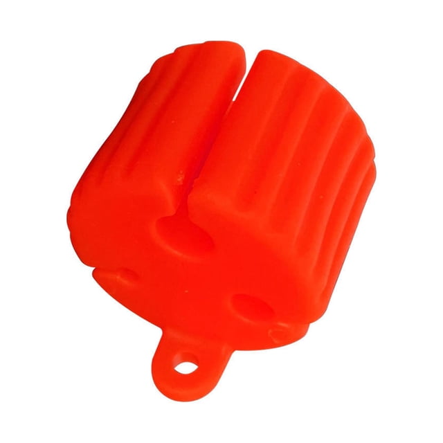 Caña de pescar bola fija conector de tubo de pesca Clip de poste aparejos de pesca lazos para Rojo