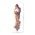 thumbnail image 3 of Halloween Ghost Resin Statue with LED Light, 2.75*9.84 Inch Faceless Hooded Ghost Figurine with Glowing Orb, Spooky Gothic Decorative Lamp for Home, Party & Wall Display, 3 of 6