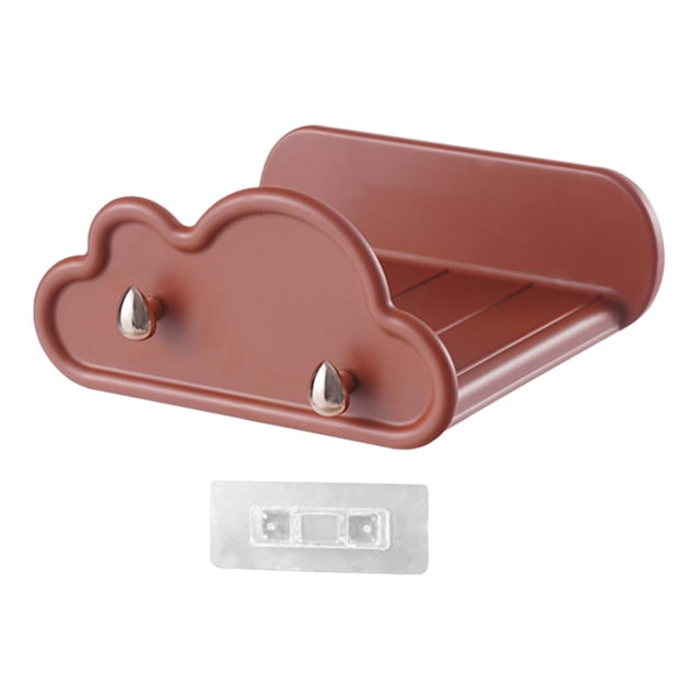Ganchos creativos para colgar en la pared Organizador decorativo montado en la pared Soporte de almacenamiento duradero Estante colgante en forma de Rojo Gloria Ganchos para colgar en la pared