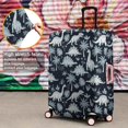 thumbnail image 4 of DarkBlue Dinosaurs Palm Trees Pattern Luggage Cover Fashion Suitcase Cover Baggage Covers Fit 25-28 Inch Luggage (Go Travel), 4 of 5