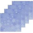 thumbnail image 2 of Purple Snowflake Washcloth 12x12in Set, 6 Pack Absorbent Cotton Towel Square Kitchen Dishes Towels, Soft Cleaning Face Hand Towel Fast Drying Wash cloth, 2 of 7