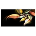 thumbnail image 2 of Light Orange Pink Glossy Flower - Large Floral Wall Art Canvas, 2 of 3