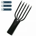 thumbnail image 4 of BESTSKY 5 Tine Fish Spear Stainless Steel Barbed Fish Harpoons 5 Prong Spear Fork Suitable for Ponds Rivers Lakes, 4 of 6