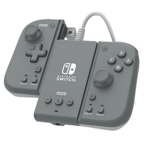 for Set Compact Gray) Switch Split HORI (Slate By Attachment Nintendo Officially Pad - Nintendo Licensed