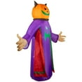 thumbnail image 5 of Northlight LED Lighted Inflatable Jack-O-Lantern Grim Reaper Outdoor Halloween Decoration - 8', 5 of 6