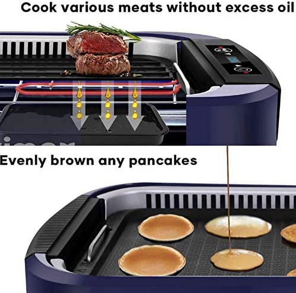 Indoor Grill Non-stick Pan Smokeless Grill BBQ Electric Griddle Model#  CMRG-200 