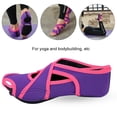 thumbnail image 3 of Calcetines De Yoga, Zapatos De Yoga Profesionales Para Adultos Antideslizantes, Entrenamiento Físico, Calcetines De Baile De Yoga, Zapatos De Envoltura De Yoga Gris, M, 3 of 7