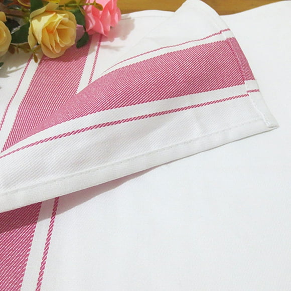 Dish Cloth Cotton Quick Drying towel; glass polishing Towel Glass Polishing Cloth Kitchen Absorbent Tea Towel, Red