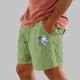 thumbnail image 3 of Pantalones Cortos para Hombre Cintura Elástica con Bolsillos Color Sólido Casual Cordón Suelto Pantalones Cortos de Ejercicio, 3 of 4