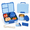 blue, variant on MEHOOM Kids Lunch Box with Thermos Food Jar, Bento Box for Kids with Removable Tray, Adjustable Divider, Soft Fork, Leak-Proof School Lunch Box for Daycare, Picnic, Travel, Pink