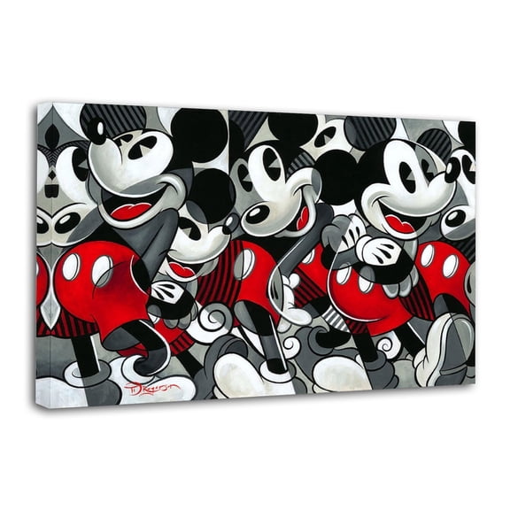 The Evolution Of Mickeys Room Aesthetic Poster Print Art Wall Painting Canvas Posters Gifts Modern Bedroom Decor 24x36inch(60x90cm)