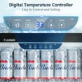 thumbnail image 4 of Coolski 5.3 Cu Ft 180 Cans Beverage Refrigerator, 24 inch Wide, 1 Glass Door, ETL/Doe, 4 of 9