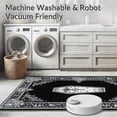 thumbnail image 5 of ODIKA 4'x6' Machine Washable Non-Slip Area Rug, Hauntingly Beautiful Gothic High Traffic Rug, Black, 26507, 5 of 7
