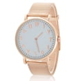 thumbnail image 3 of Reloj de pulsera para mujer, movimiento de cuarzo, acero inoxidable, esfera redonda, reloj para mujer, diseñado con precisión, 3 of 8
