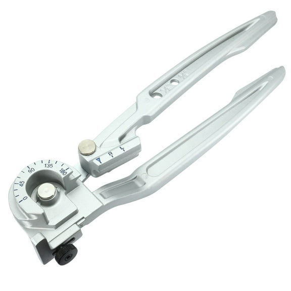 Unique Bargains 2 in 1 Pipe Tube Copper Bender 3/8-inch 1/2-inch OD Tubing 180 Degree Tool Aluminum Alloy
