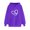 Purple, variant on Patlollav Pntutb Women Long Sleeve Hooded Sweatshirts,Ladies Solid Turtleneck Tops