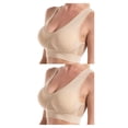 thumbnail image 3 of Sonducket Sujetador deportivo inalámbrico para mujer, Tops cortos acolchados sin costuras para entrenamiento físico, ropa interior hueca Type3 NO3, 3 of 6