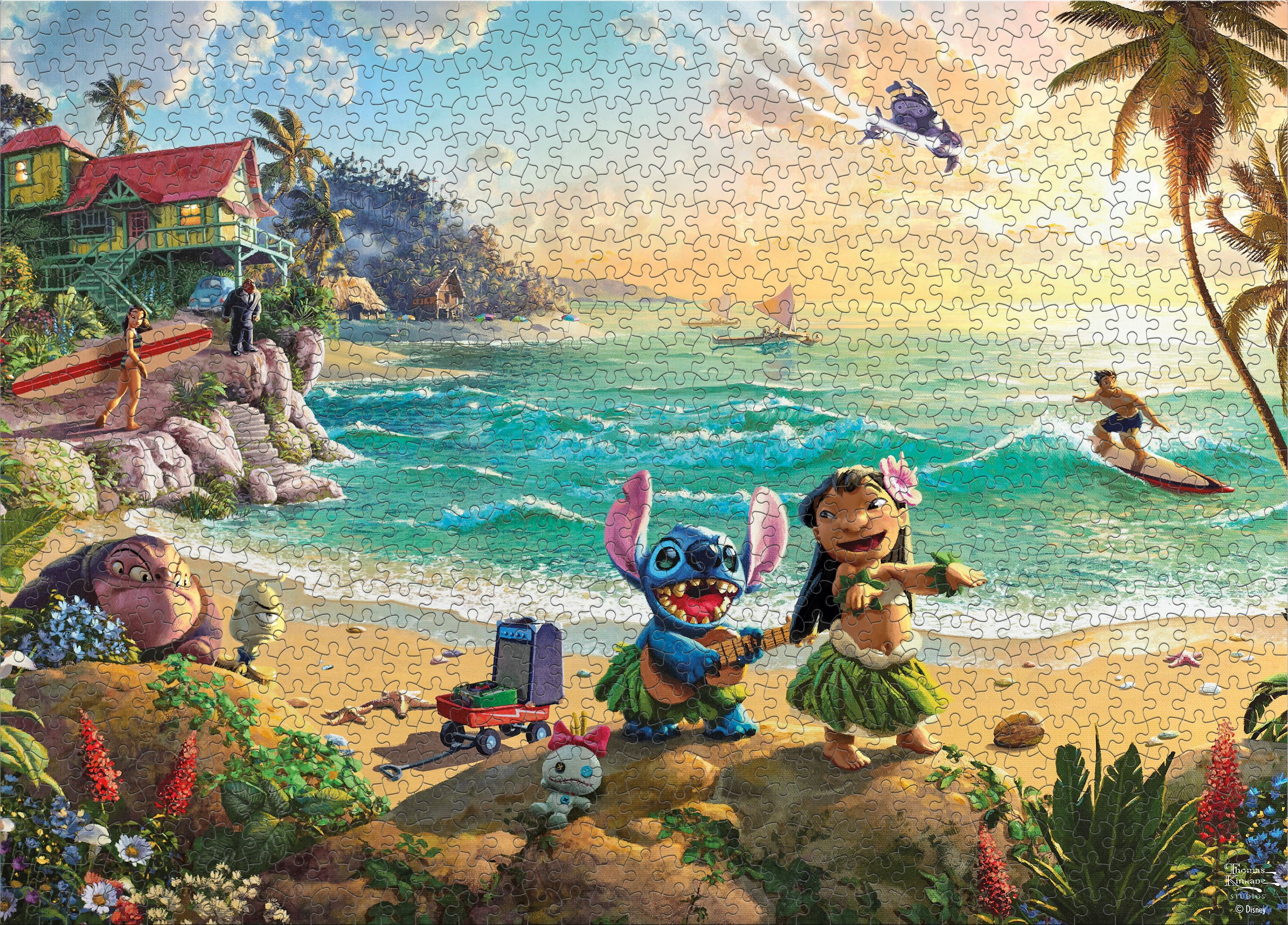 Ceaco Lilo and Stitch 1000 Piece Interlocking Jigsaw Puzzle