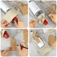 thumbnail image 4 of Bolsas de regalo para vino, arpillera Shintop, 35 x 16 cm, 12 unidades con etiquetas, 4 of 8