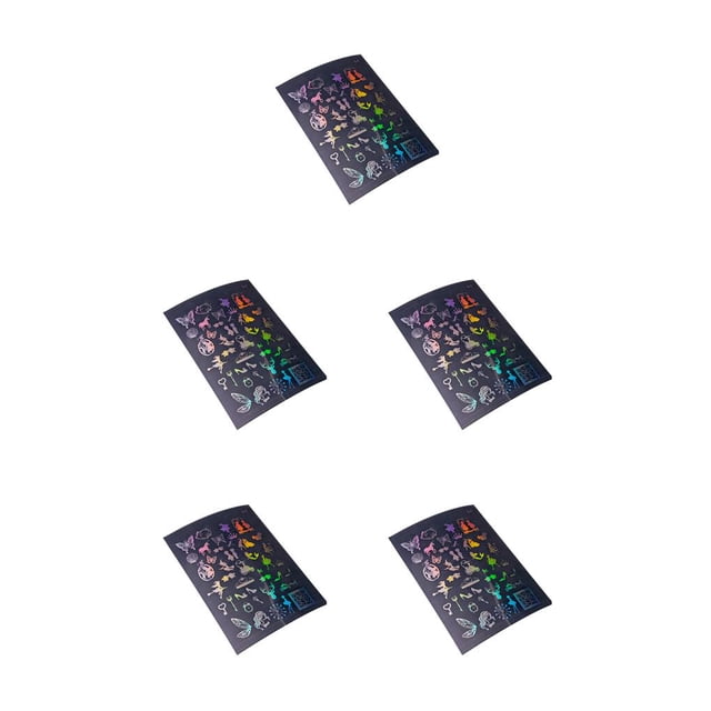 Yuarrent Pegatinas transparentes, hermoso accesorio DIY, calcomanías para diario, embalaje de regalo seguro, Kits de álbumes de recortes para Type2 NO2