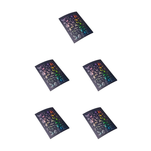 Yuarrent Pegatinas transparentes, hermoso accesorio DIY, calcomanías para diario, embalaje de regalo seguro, Kits de álbumes de recortes para Type2 NO2