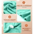 thumbnail image 3 of Toalla de pelo POPCHOSE de microfibra, 3 paquetes, para mujer, 3 of 7