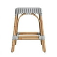 thumbnail image 4 of Butler Specialty Company Robias Rattan 24.5" Counter Stool - White And Gray Dot, 4 of 8
