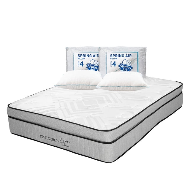 Colchón King Size Lipa Restonic + 2 Almohadas