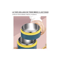 thumbnail image 2 of Fiambrera Aislante Acero Inoxidable 710ml De Incluye Cuchara Azul amarillo, 2 of 5