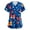 Blue, variant on July 4Th Shirts For Women, Of Scrub Tops Women Plus Size V Neck Short Sleeve Workwear With Pockets Red White And Royal Blue American Flag Top Outfits Shirts Outfits Shirts (5XL, Beige) ZMTing