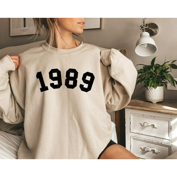 Birthday Sweatshirt, 1985 College Style Number Sweater, Birthday Women, 1985 Birth Year Number Sweatshirt, 1985 Shirt, Full size S-5XL