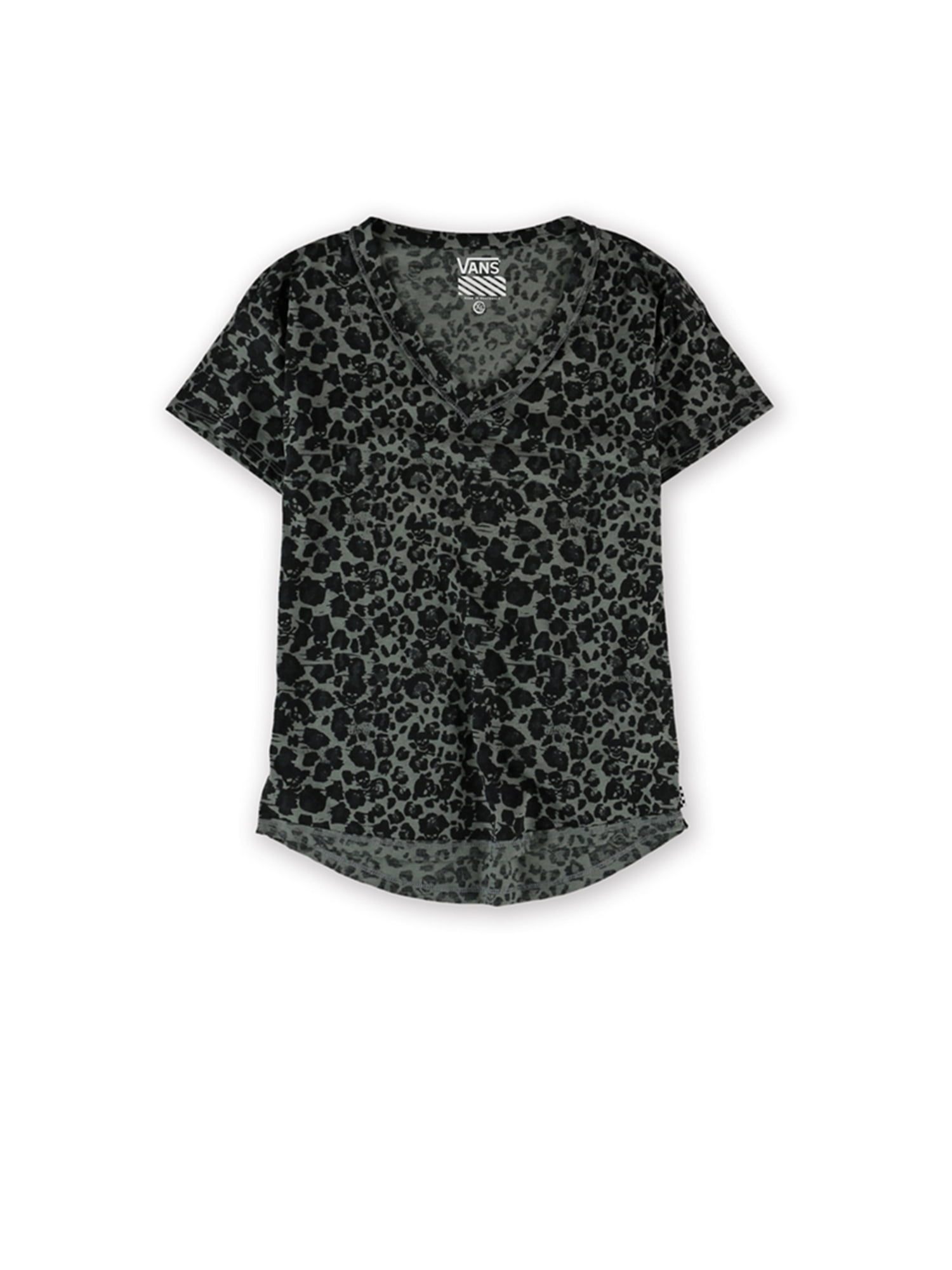 Vans Womens Jungle Skull V-Neck Graphic 