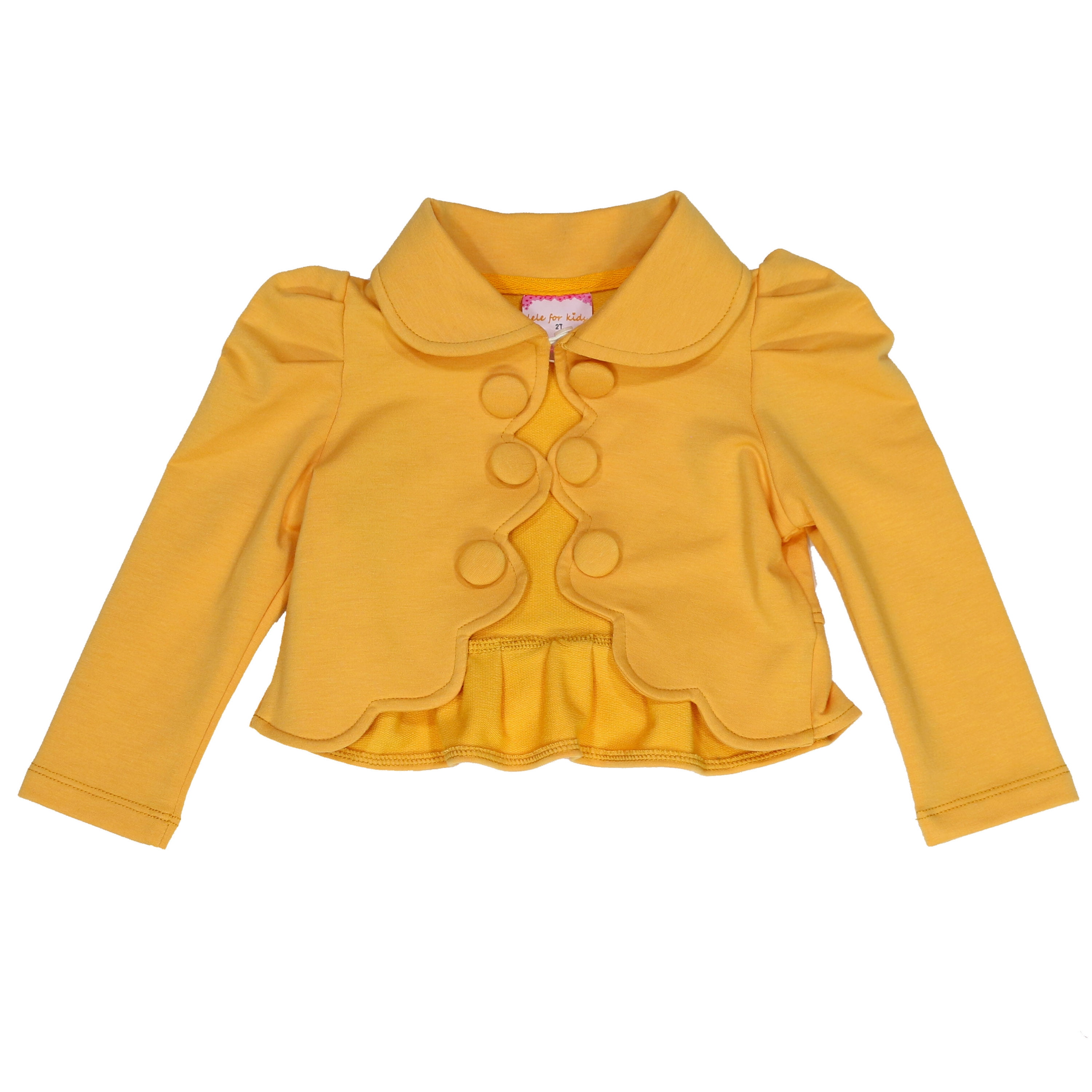 baby girl mustard coat