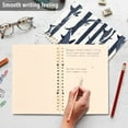 thumbnail image 4 of FORMRS 1-Subject Spiral Notebook 8" x 5" College Ruled 60 Refillable Sheet A5 Hard Cover, 2 Pack, Light Sharks, 4 of 7