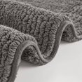 thumbnail image 3 of 24x60" 100% Cotton Tufted 3000 GSM Reversible Bath Rug Charcoal, 3 of 5