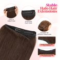 thumbnail image 4 of Extensiones de cabello Halo Rich Choices, 100% cabello humano real, 30 cm, 4 of 7