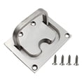 thumbnail image 5 of CIMAXIC 1 Set Boat Hatch Latch Stainless Steel Ring Pull Handle Square Flush Ring Pull Handles,2.99"X2.24"X0.79", 5 of 5
