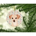 thumbnail image 2 of Chihuahua Cream Christmas Ceramic Ornament 2.8 in x 2.8 in, 2 of 3