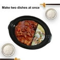 thumbnail image 4 of Generic 6QT 2-Compartment Silicone Slow Cooker Divider Liner, 4 of 12