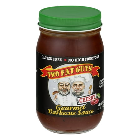 Two Fat Guys Gourmet Barbecue Sauce Cherry, 18.0